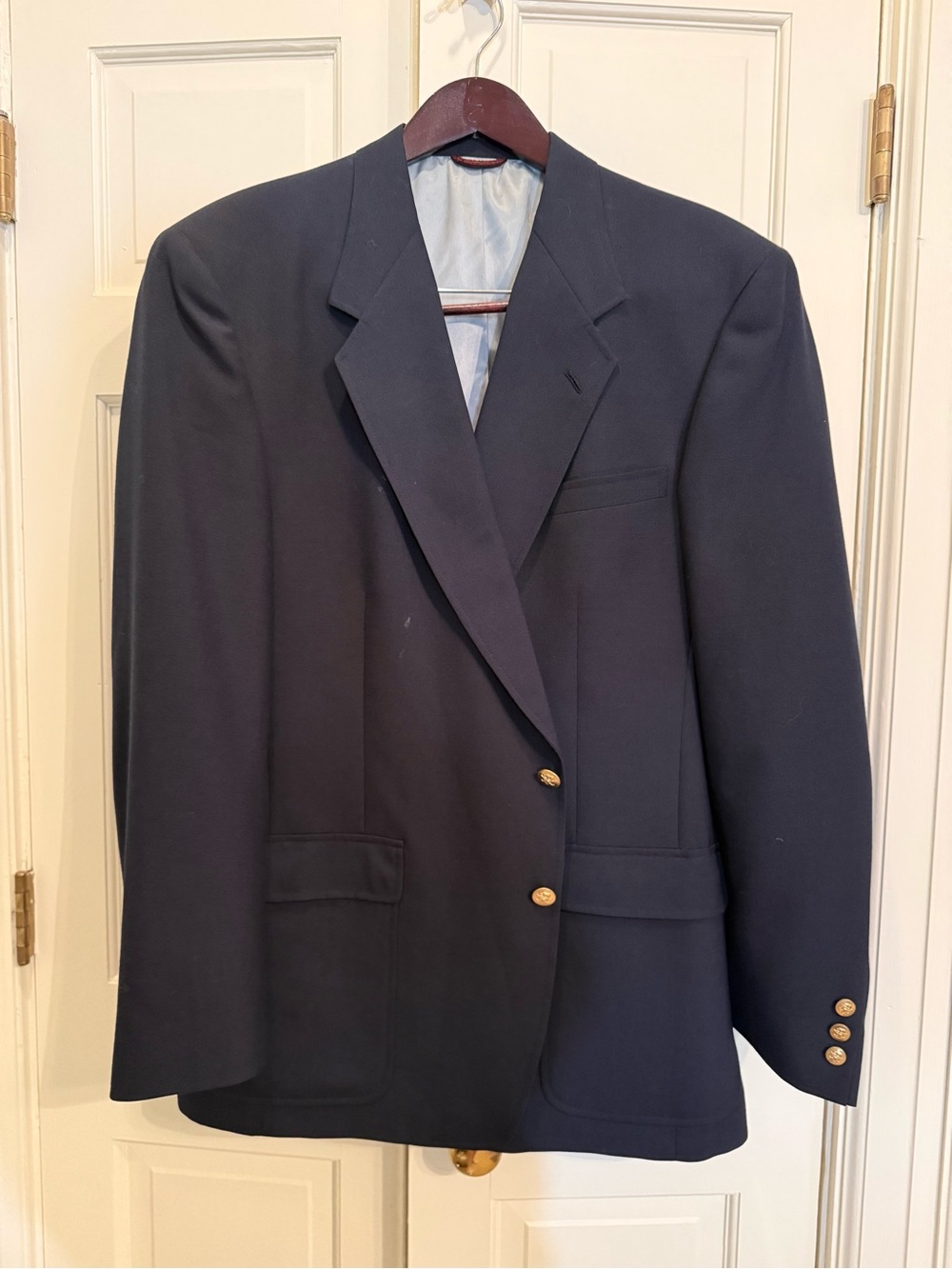 Jack Nicklaus Tournament Series Navy Blazer Gold Buttons Men’s 46L
